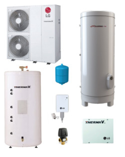 Kit Aerotermia ACS 300 litros LG Altherma V R32 18kW para 250m2