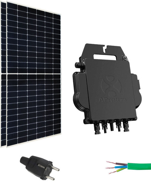 placa solar con microinversor