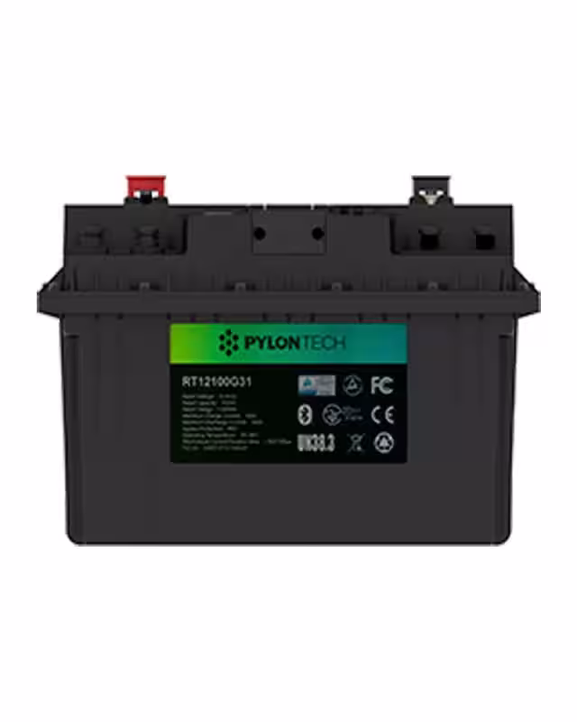 Batería de Litio para Autocaravana Pylontech 12V 100Ah RT12100G31