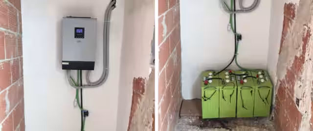 Inversor cargador con MPPT instalación solar en Murcia