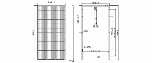 Dimensiones Panel ERA 335