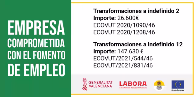 Empresa comprometida con el fomento del empleo
