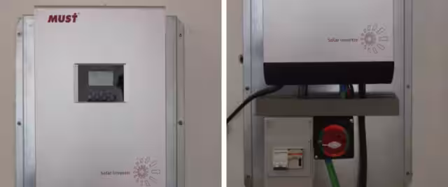 Inversor Must Solar y Kit de Material Eléctrico