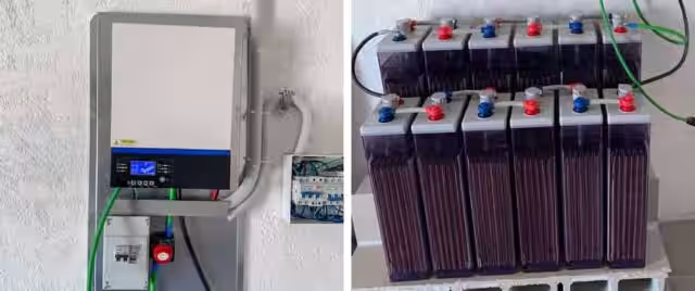 Instalación aislada en Alicante con Voltronic