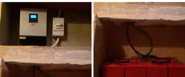 Inversor y regulador de carga instalación Valencia