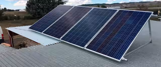 Instalación panales solares Aragón