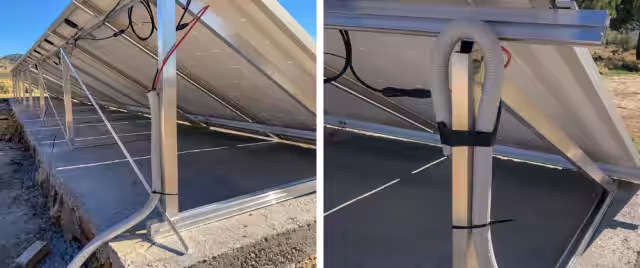 Instalación paneles solares estructuras Málaga