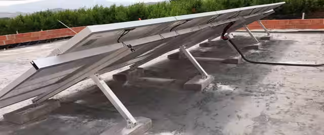 Estructura instalación fotovoltaica en Murcia