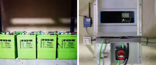 Baterías UPower 550Ah y Kit de Material de Eléctrico
