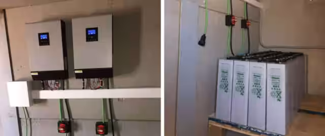 Instalación solar Toledo - Baterías
