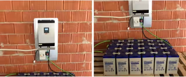 Inversor Must Solar y Kit de Material Eléctrico