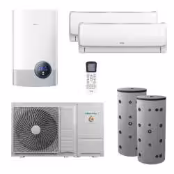 Kit Aerotermia con Fancoils Hisense