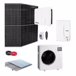 Kit Aerotermia con Placas Solares Tensite Mitsubishi