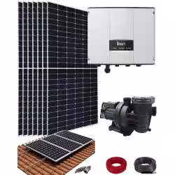 Kit Depuradora Solar con bomba 2cv para piscina