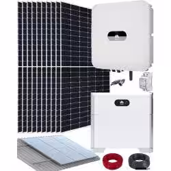 Kit Instalación Placas Solares Autoconsumo 5000W con batería Huawei Luna