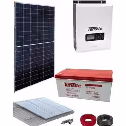 Kit Panel Solar 1000W 12V 2000Whdia con cargador