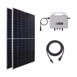 Imagen de producto Placas Solares para Balcones 1000W con Microinversor Ecoflow 800W