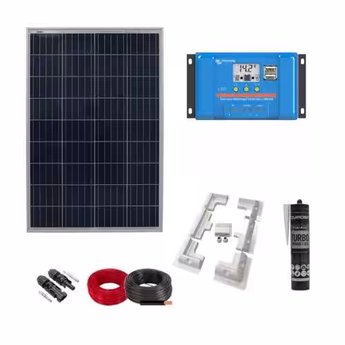 Kit Solar Autoinstalable 100W para Camper