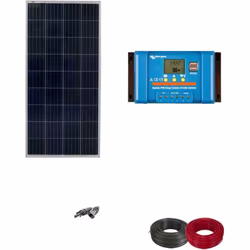 Kit Solar Autoinstalable 160W 12V sin Batería