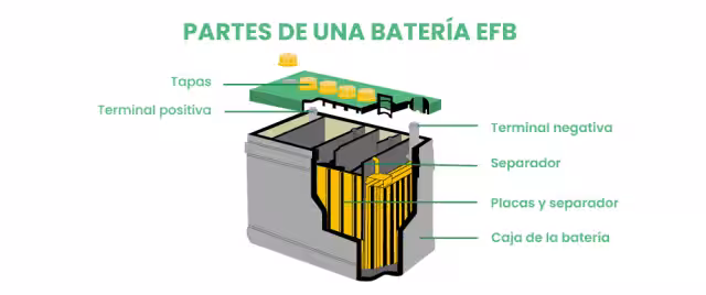 Partes de una bateria EFB