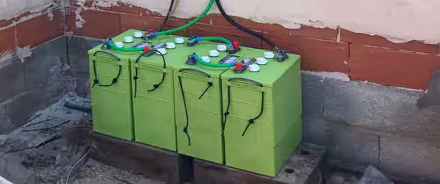 Baterías semiestacionarias Upower instalación solar Valencia