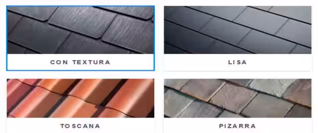 Modelos Tejas Solares de Tesla