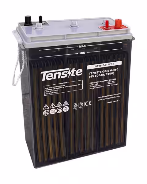 Batería 6V 600Ah Tensite OPzS