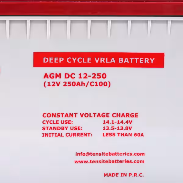 Batería AGM 12V 250Ah Tensite