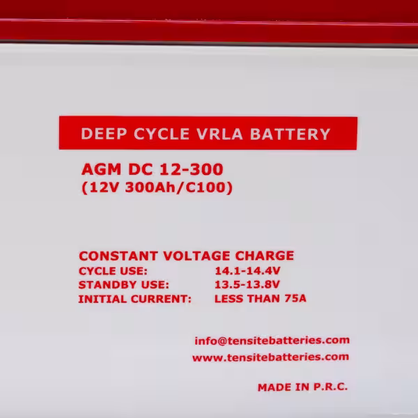 Batería AGM 12V 300Ah Tensite