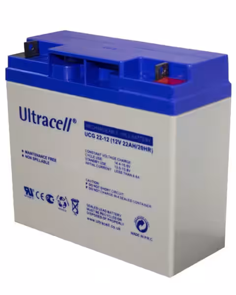 Batería GEL 12V 22Ah Ultracell UCG-22-12 Batería GEL 12V 22Ah Ultracell UCG-22-12