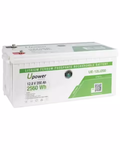 Batería Litio 12V 200Ah Upower Ecoline