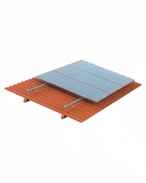 Estructura 1 Panel Coplanar Varilla Falcat