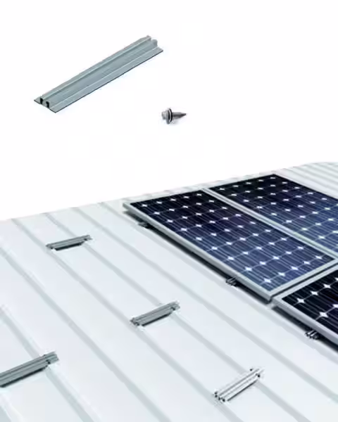Estructura Cubierta Chapa 1 Panel Solar 05V