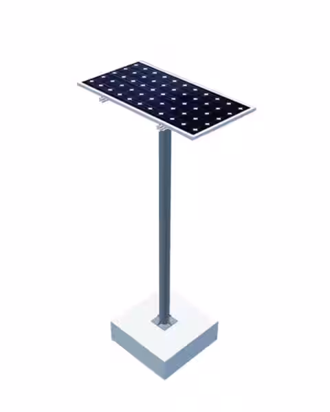 Estructura Panel Solar Poste 1 Panel 18H1