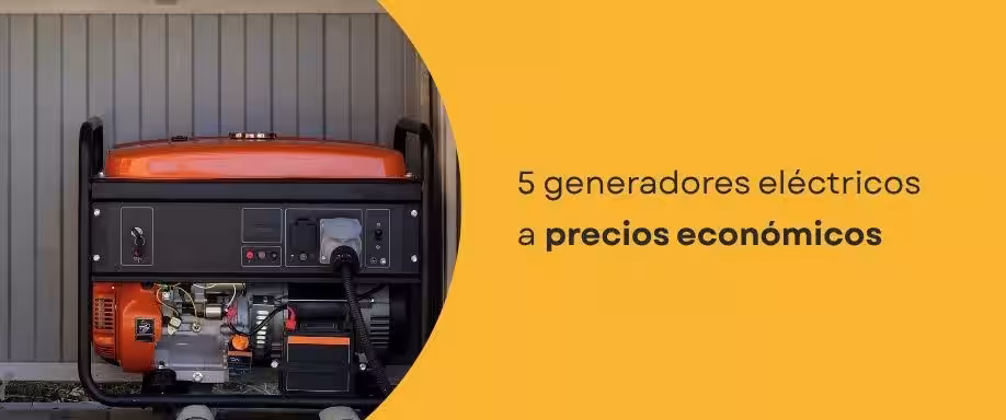 5 generadores eléctricos a precios económicos