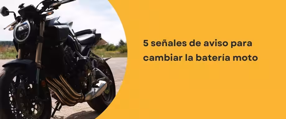 5 señales de aviso para cambiar la batería de moto