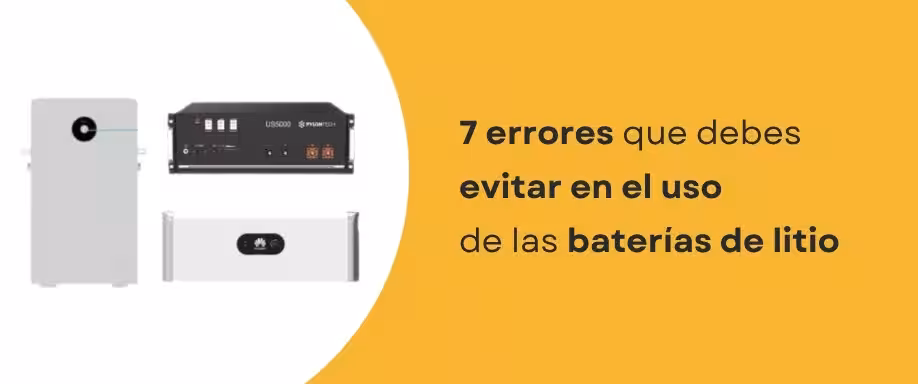 7 errores que reducen la duración de tu batería de litio