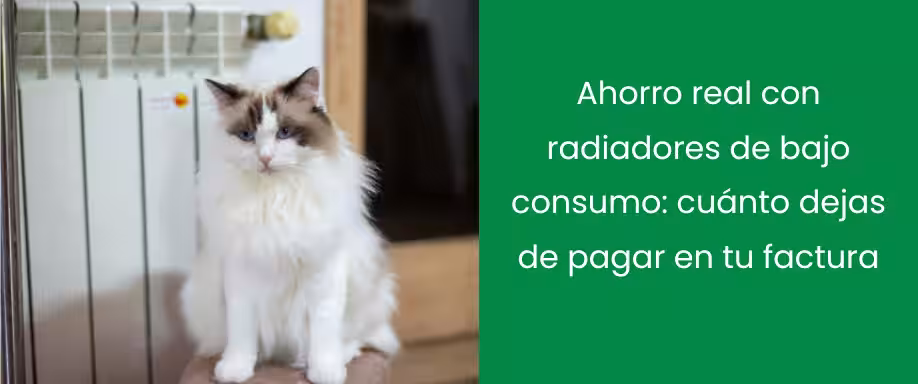 Radiador eléctrico bajo consumo: ¿cuánto baja tu factura al mes?