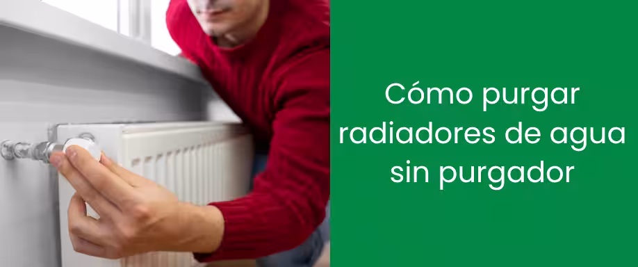 Cómo purgar radiadores de agua sin purgador