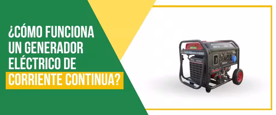 ¿Cómo funciona un generador eléctrico de corriente continua?