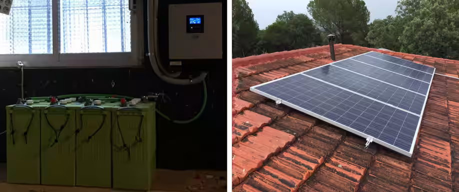 Instalación solar en Ávila