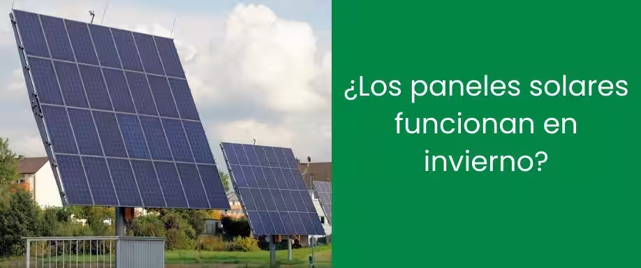¿Los paneles solares funcionan en invierno?