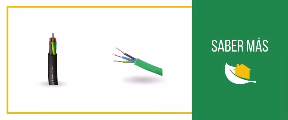 ¿Qué es una sección de cables eléctricos?
