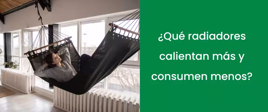 ¿Qué radiadores calientan más y consumen menos?
