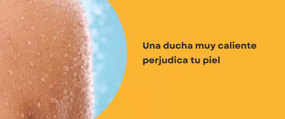 Una ducha muy caliente perjudica tu piel