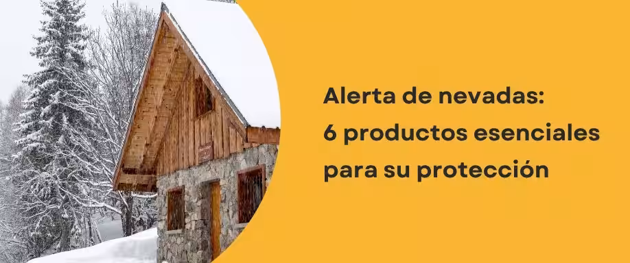Alerta de nevadas: 6 productos esenciales para su protección