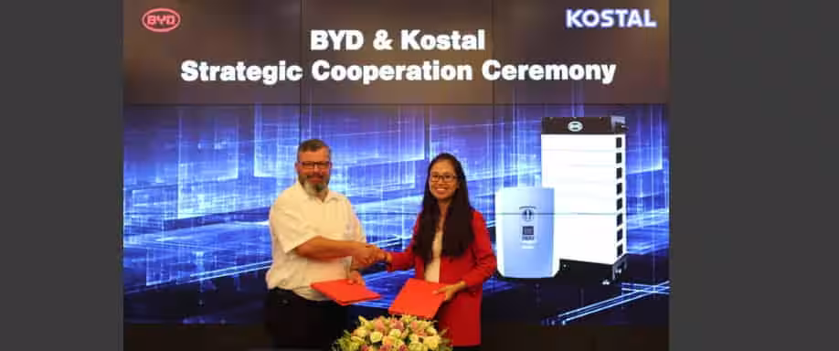 BYD y Kostal anuncian asociación de almacenamiento de energía