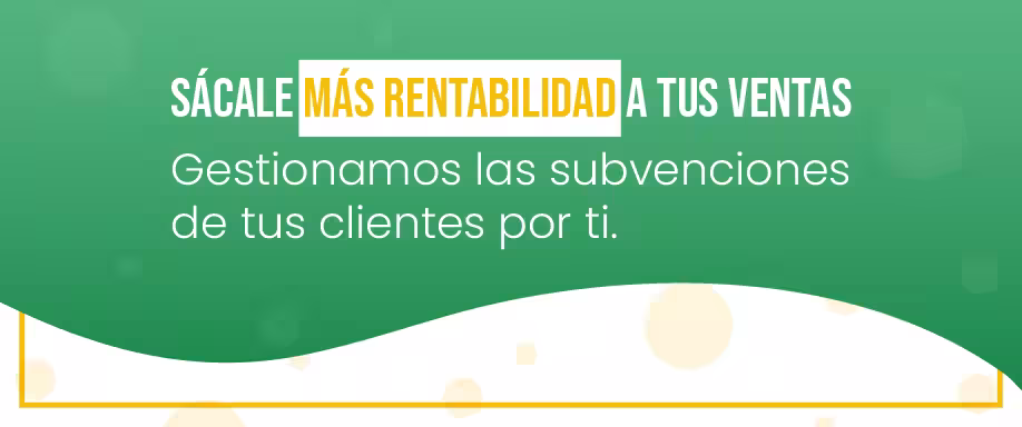 Servicio de gestión de subvenciones para clientes de empresas fotovoltaicas
