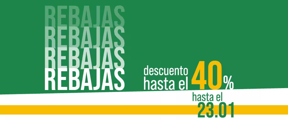 ¡Rebajas de enero! Descuentos hasta el 40%