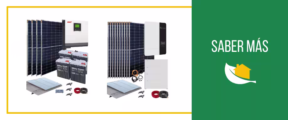 Cálculo de la autonomía energética de un kit solar con baterías